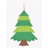 Детская Рождественская елочка из фетра Без игрушек Chrismas Free елочка на стену 95x70 см Детская Рождественская елочка из фетра Без игрушек Chrismas Free елочка на стену 95x70 см