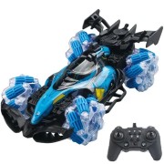 Гоночная машинка на пульте управления с эффектом пара подсветкой и звуковыми эффектами 21016 Синий