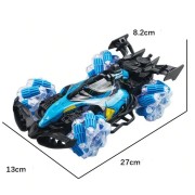 Гоночная машинка на пульте управления с эффектом пара подсветкой и звуковыми эффектами 21016 Синий