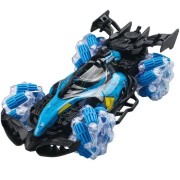 Гоночная машинка на пульте управления с эффектом пара подсветкой и звуковыми эффектами 21016 Синий