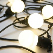 Гирлянда уличная Ретро Лампочки на 20 штук WARM Bulbs LED 50 и 5 метров МХ 1-223 Теплый Белый