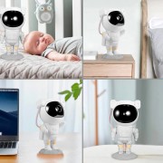 Проектор звездного неба и галактики, Астронавт, Белый, лазерный с Bluetooth SMART APP