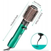 Фен-щетка для сушки и укладки волос VGR V-498 1200W Зеленый Фен-стайлер с 2 насадками