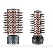 Фен-щетка для сушки и укладки волос VGR V-498 1200W Зеленый Фен-стайлер с 2 насадками