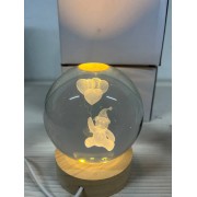 Ночник хрустальный шар светильник 3D LI-10-51