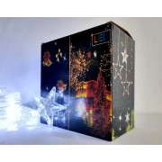 Гирлянда штора Звезды Звездопад 3м Мультицвет на пульте дистанционного управления