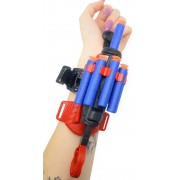 Детская игрушечная перчатка-бластер Человек паук Spider Man Gloves Игровой пистолет стреляет мягкими пулями