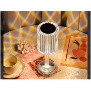 Декоративный LED светильник Crystal light, с пультом ДУ / Настольная аккумуляторная лампа