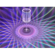 Декоративный LED светильник Crystal light, с пультом ДУ / Настольная аккумуляторная лампа