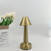 Настольная лампа металлическая с аккумулятором Table Lamp Настольная сенсорная LED лампа