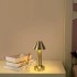 Настольная лампа металлическая с аккумулятором PC-8231 Золотистый Настольная сенсорная LED лампа