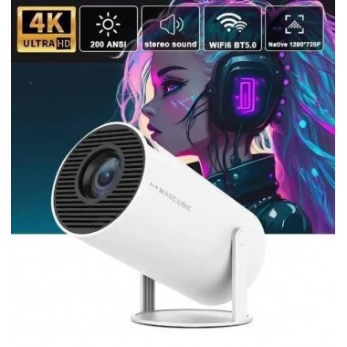 Мультимедийный портативный мини-проектор Magcubic HY300 Android 12 С поддержкой Wi-Fi Bluetooth 4K UHD