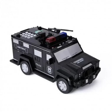 Электронная копилка-сейф Машина полиции Hummer CASH TRUCK 143 с кодовым замком
