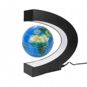 Глобус светодиодный True Sight светильник с магнитной левитацией в виде карты мира Blue SFR-11-1