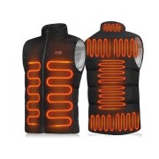 Жилетка с подогревом от PowerBank унисекс, безрукавка XXXL от повербанка