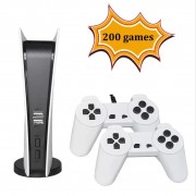 Игровая консоль ретро приставка для телевизора Dendy Game Station GS5 200 игр 8 Bit