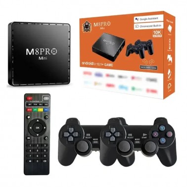Игровая консоль M8 Рro Android Wireless Ретро приставка на 10000 игр