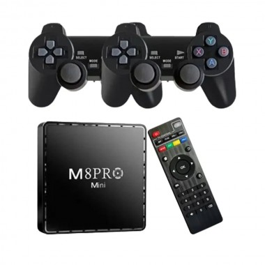 Игровая консоль M8 Рro Android Wireless Ретро приставка на 10000 игр