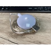 Гирлянда проволока музыкальная USB теплый белый 10м SF-3