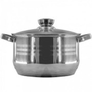 Набор кастрюль Rainberg RB-604 6 предметов, набор кухонной нержавеющей посуды с крышками