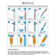 Детский коврик для рисования водой Aquamagic Magical Aqua Mat развивающий акваковрик с водными маркерами