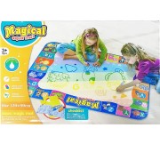 Детский коврик для рисования водой Aquamagic Magical Aqua Mat развивающий акваковрик с водными маркерами