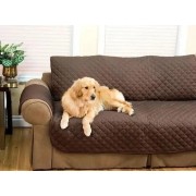 Двусторонняя накидка на диван Couch Coat коричневого цвета Чехол для мебели водонепроницаемый