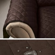 Двусторонняя накидка на диван Couch Coat коричневого цвета Чехол для мебели водонепроницаемый