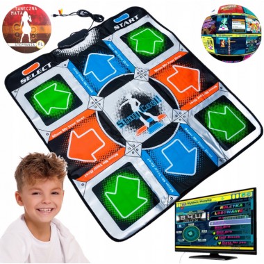 Танцевальный коврик usb для ПК компьютера PC Dance mat  Dance Pad улучшенный с CD