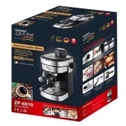 Кофеварка с капучинатором Zepline ZP-6910 Мощная кофеварка 2200Вт с рожковой системой