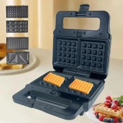 Вафельница 4в1 Zepline 2200W ZP-801 Мультимейкер со сменными панелями для сэндвичей вафель гриль орешница