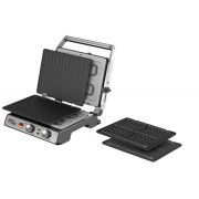 Контактный Гриль Вафельница 2в1 Zepline ZP-809 Многофункциональный пресс-гриль со сменными пластинами 3500W