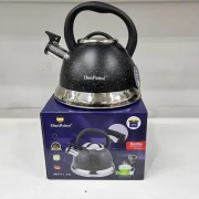 Чайник из нержавеющей стали с гранитным покрытием Haus Roland HR704-5 3,5 литров, Чайник со свистком для плит