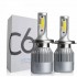 Комплект автомобильных светодиодных LED ламп с охлаждением С6 LED H4 LED лампы для авто 3800Лм Комплект автомобильных светодиодных LED ламп с охлаждением С6 LED H4 LED лампы для авто 3800Лм