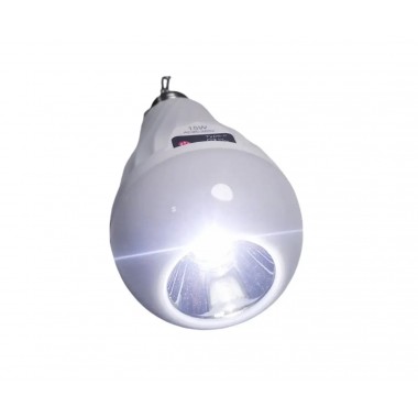 Лампочка - фонарик с аккумуляторами 2x18650 Z-726 цоколь E27 TYPE C