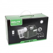 Портативная солнечная станция 5000мАч GDLITE GD8017 MK II + 3 лампочки / Аккумуляторный аварийный фонарь
