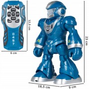 Интерактивный танцующий робот Dancing Robot на пульте управления BLUE