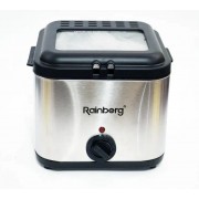 Электрическая фритюрница Rainberg RB-2219 с терморегулятором и крышкой для фри 2.5л 3200Вт
