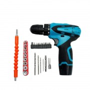 Аккумуляторный шуруповёрт в с набором инструментов.Два аккумулятора, мощная зарядка.12v AT-CD1201-24c