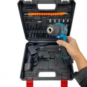 Аккумуляторный шуруповёрт в с набором инструментов.Два аккумулятора, мощная зарядка.12v AT-CD1201-24c