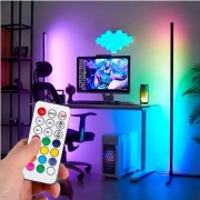 Напольная угловая RGB лампа торшер с пультом управления 1,2м Угловой напольный ночник светильник