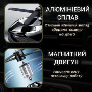 Автомобильный многоразовый GREY ароматизатор вертолет для авто парфюм в машину пахучка салона