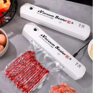 Вакуумный упаковщик продуктов Vacuum Sealer кухонный вакууматор для дома прибор для вакуумной упаковки еды