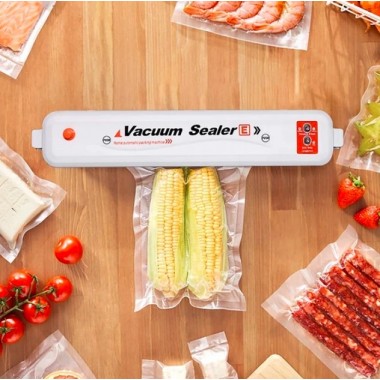 Вакуумный упаковщик продуктов Vacuum Sealer кухонный вакууматор для дома прибор для вакуумной упаковки еды