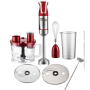 Блендер измельчитель многофункциональный 7 в 1 Zepline ZP-797 красный, мультиблендер мини-комбайн