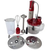 Блендер измельчитель многофункциональный 7 в 1 Zepline ZP-797 красный, мультиблендер мини-комбайн