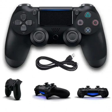 Геймпад для игровых приставок с Bluetooth Dual Shock 4 Wireless Черный Беспроводной джойстик