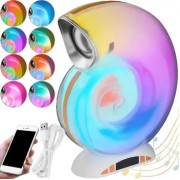 Беспроводная мини умная смарт колонка 4 в 1 с блютуз Сonch Music Light, 256 режимов освещения