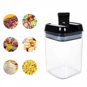 Набор прозрачных контейнеров для сыпучих 5 предметов FOOD с крышками