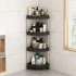 Декоративная угловая полка на четыре яруса для ванной Corner storage rack 88х34х25 см Угловая полка-этажерка